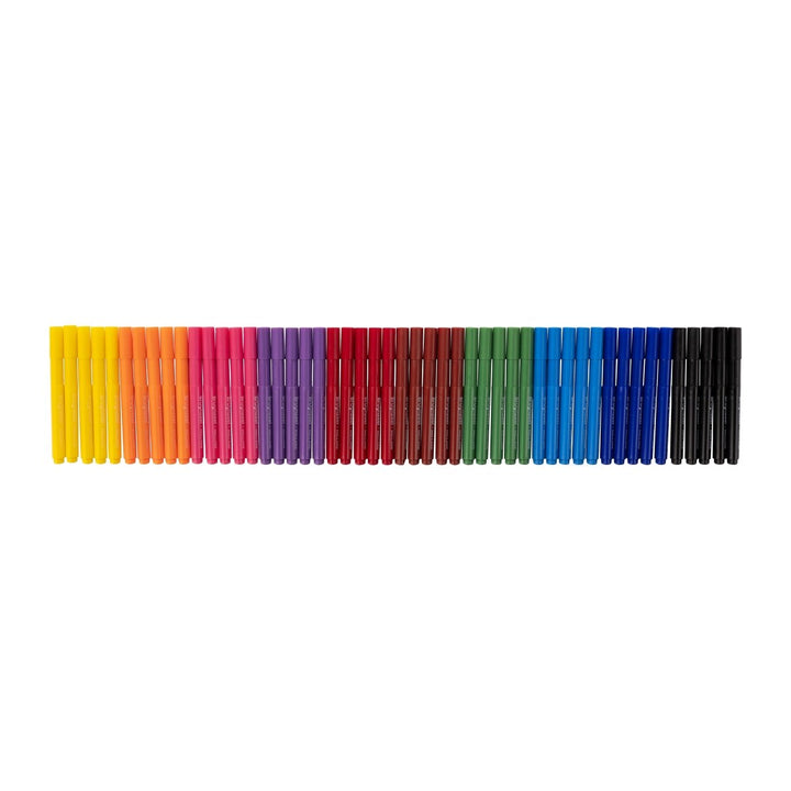 Bruynzeel Triple felt tip tin | 50 colours