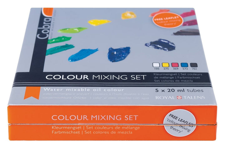 Cobra Artist oil colour mixing set | 5 x 20 ml