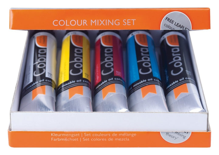 Cobra Artist oil colour mixing set | 5 x 20 ml