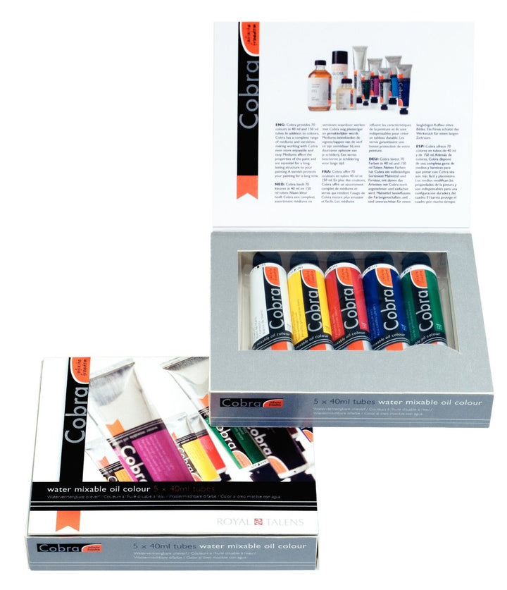 Cobra Artist oil colour starter set | 5 x 40 ml