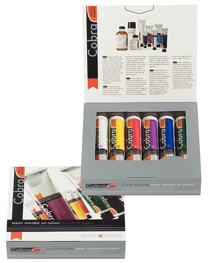 Cobra Artist oil colour trial set | 6 x 20 ml