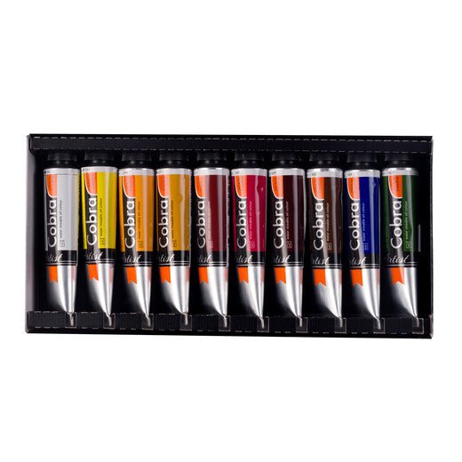 Cobra Artist x The Peasants oil paint set portrait | 10 x 40 ml