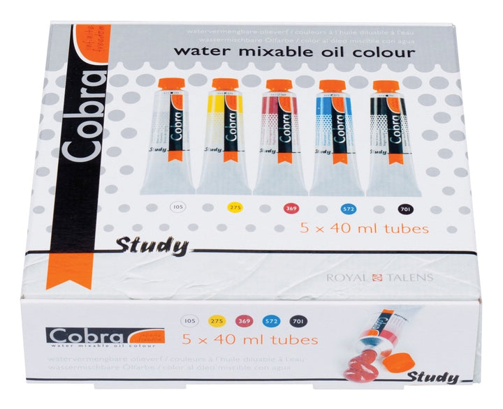 Cobra Study oil colour primary set | 5 x 40 ml