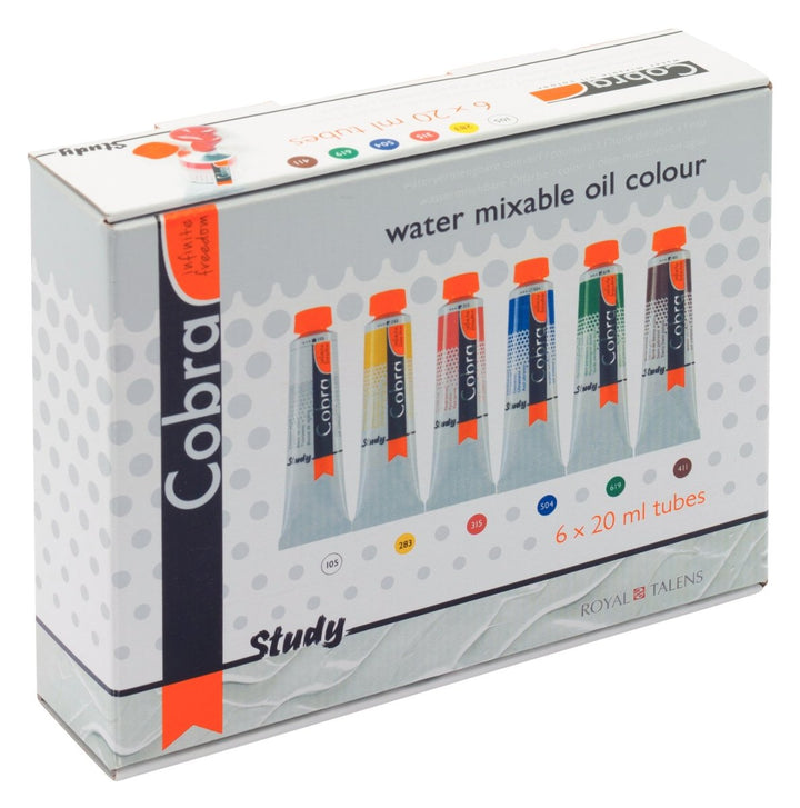 Cobra Study oil colour set | 6 x 20 ml