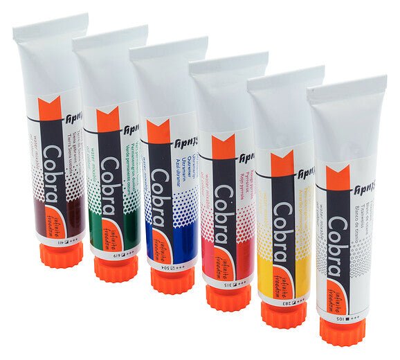 Cobra Study oil colour set | 6 x 20 ml