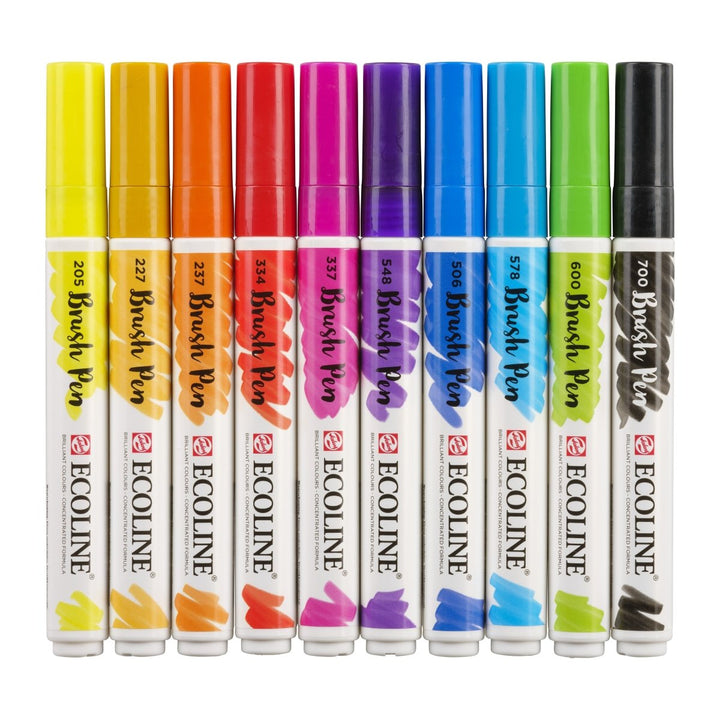 Ecoline Brush Pen set | 10 colours