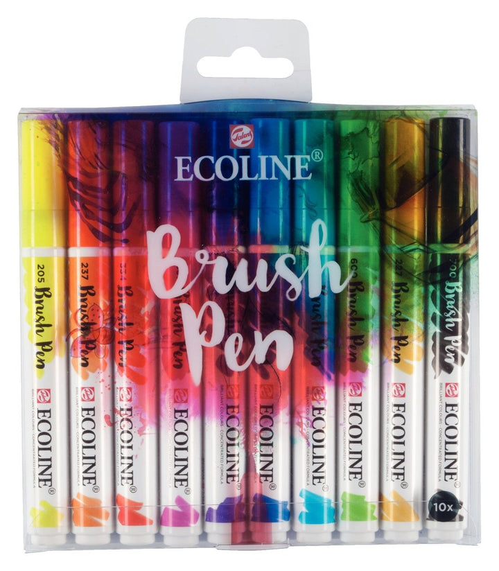 Ecoline Brush Pen set | 10 colours