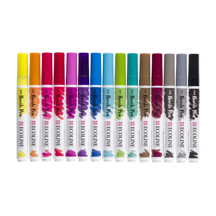 Ecoline Brush Pen set | 15 colours