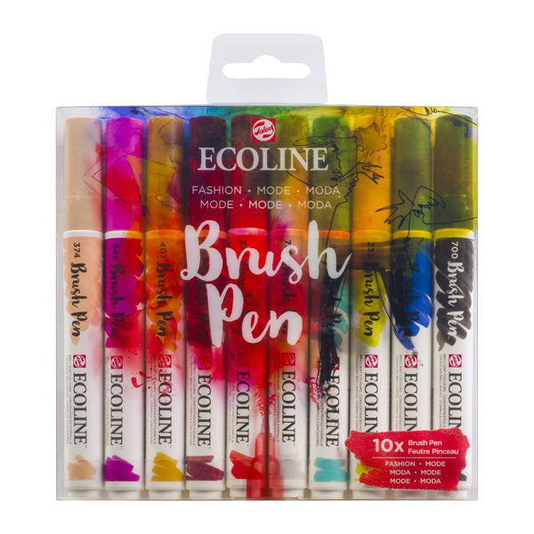 Ecoline Brush Pen set Fashion | 10 colours