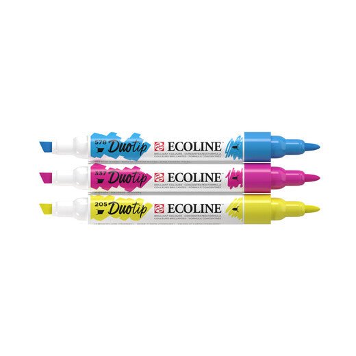 Ecoline Duotip marker set Primary | 3 colours