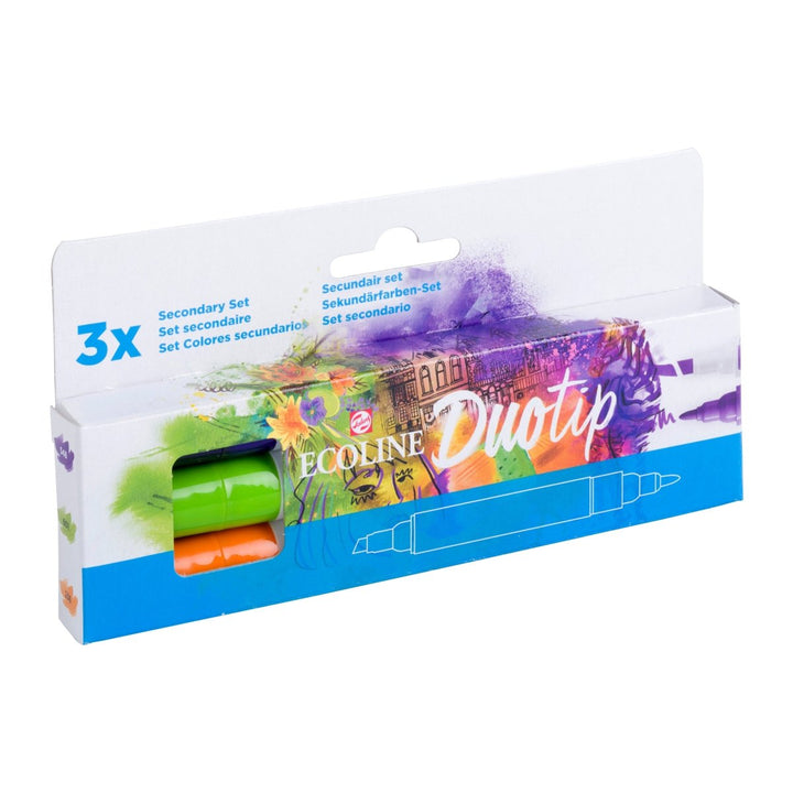 Ecoline Duotip marker set Secondary | 3 colours