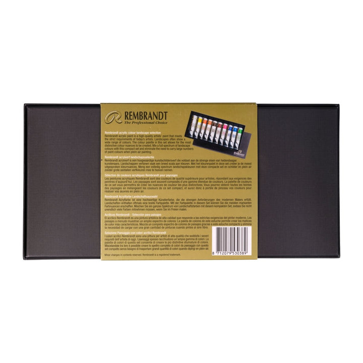 Rembrandt Acrylic colour landscape set | 10 x 40 ml