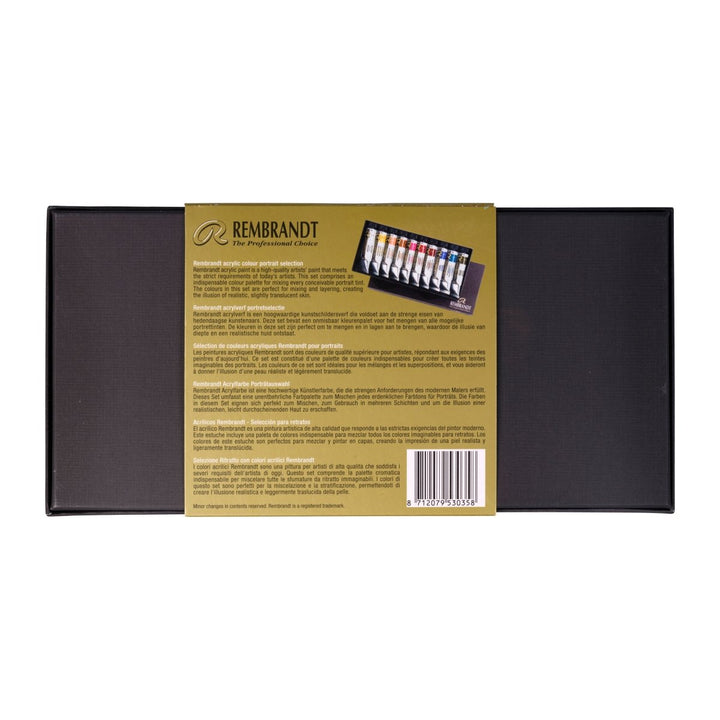 Rembrandt Acrylic colour portrait set | 10 x 40 ml