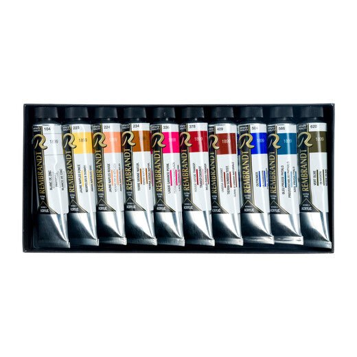 Rembrandt Acrylic colour portrait set | 10 x 40 ml