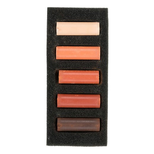 Rembrandt Soft pastel set Burnt Sienna | 5 half pastels