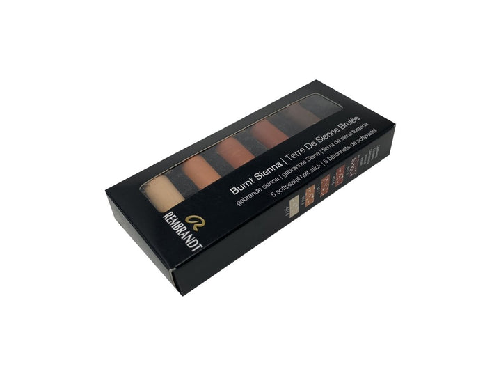 Rembrandt Soft pastel set Burnt Sienna | 5 half pastels