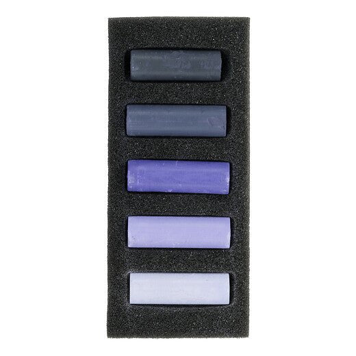 Rembrandt Soft pastel set Deep Violets | 5 half pastels