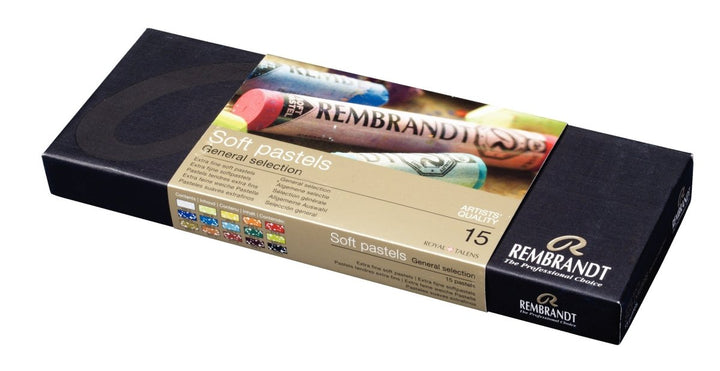 Rembrandt Soft pastel set General Selection | 15 whole pastels