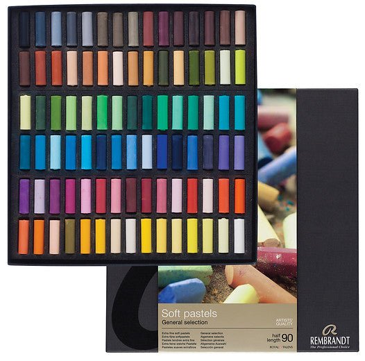 Rembrandt Soft pastel set General Selection Professional | 90 half pastels