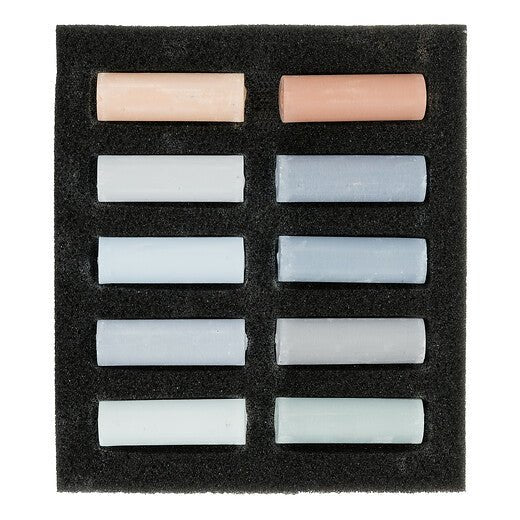 Rembrandt Soft pastel set Grey Tones | 10 half pastels