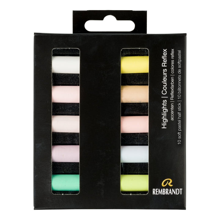 Rembrandt Soft pastel set Highlights | 10 half pastels