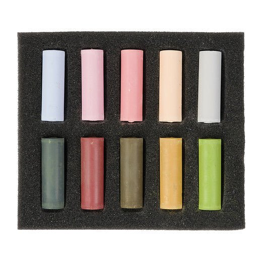 Rembrandt Soft pastel set Muted Colours | 10 half pastels