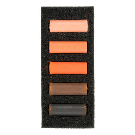 Rembrandt Soft pastel set Rich Oranges | 5 half pastels