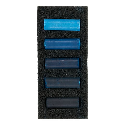 Rembrandt Soft pastel set Warm Blues | 5 half pastels