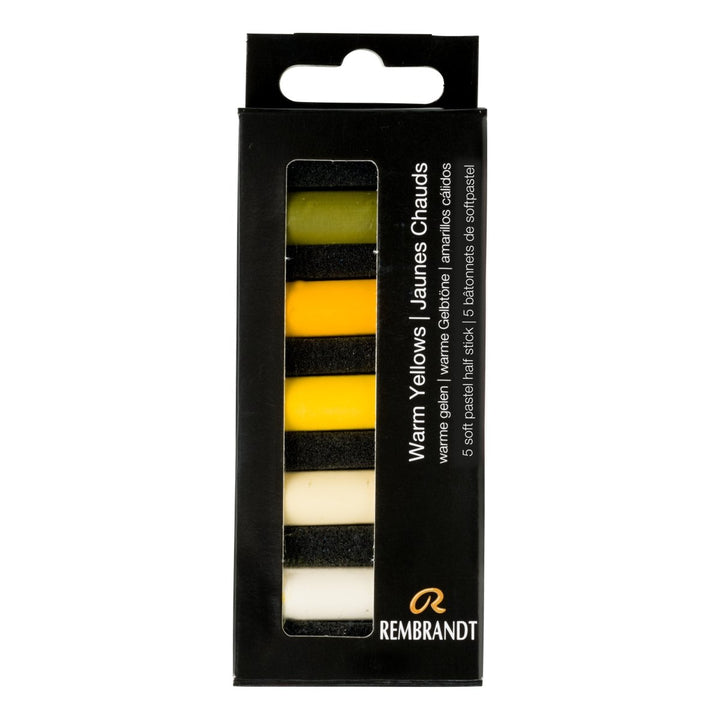 Rembrandt Soft pastel set Warm Yellows | 5 half pastels