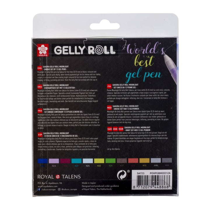 Sakura Gelly Roll Moonlight 06 set Cosmos | 12 colours