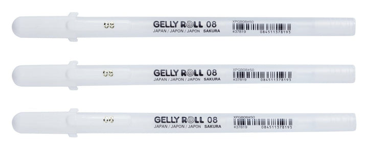 Sakura Gelly Roll set Bright White medium | 3 pens