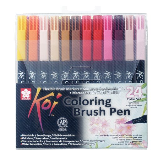 Sakura Koi Coloring Brush Pen set | 24 colours