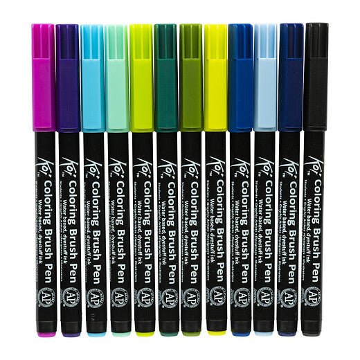 Sakura Koi Coloring Brush Pen set | 24 colours