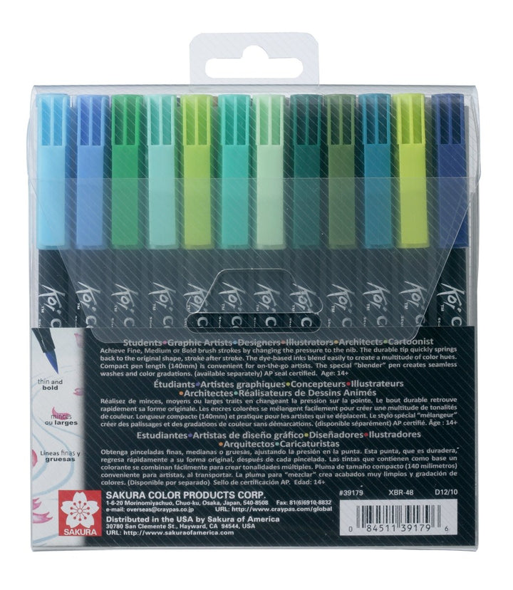 Sakura Koi Coloring Brush Pen set | 48 colours