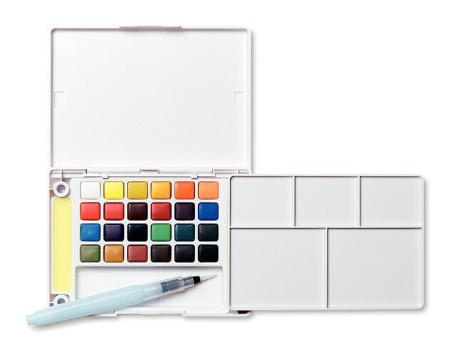 Sakura Koi Water Colors Pocket Field Sketch Box | 24 half pans