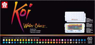 Sakura Koi Water Colors Studio Set | 60 half pans