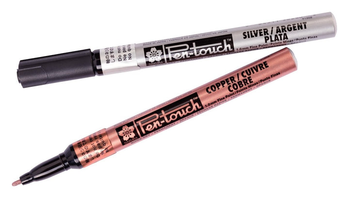 Sakura Pen - Touch Fine set Metallic + White | 4 colours