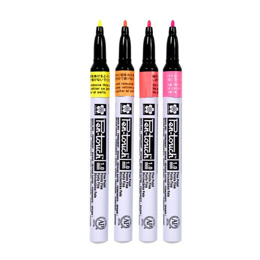 Sakura Pen - Touch set Fluorescent | 4 colours