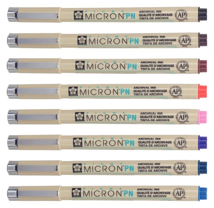 Sakura Pigma Micron PN set | 8 colours