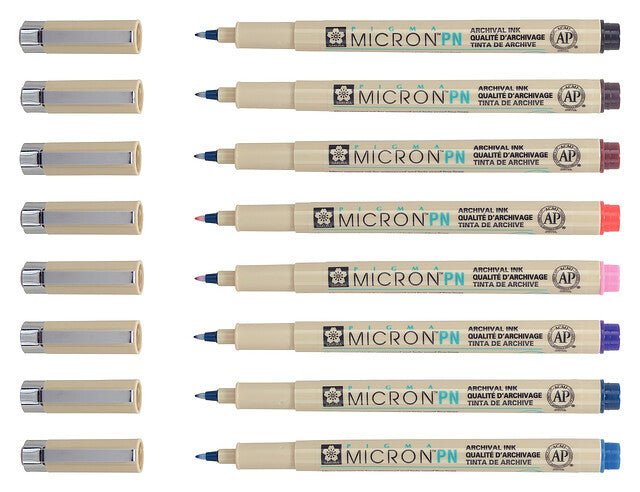 Sakura Pigma Micron PN set | 8 colours