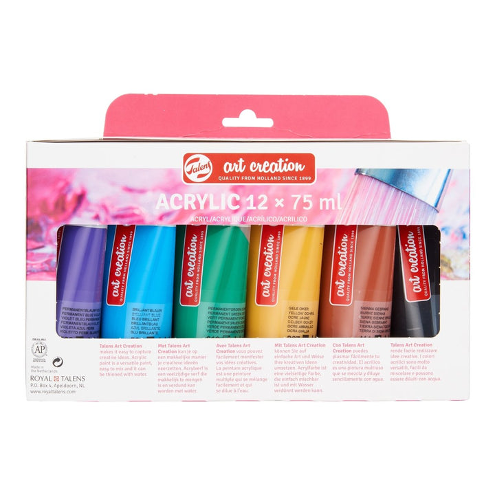 Talens Art Creation Acrylic colour set | 12 x 75 ml