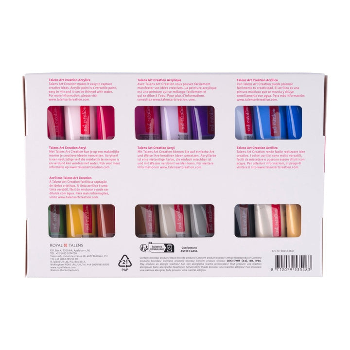 Talens Art Creation Acrylic colour set | 36 x 12 ml