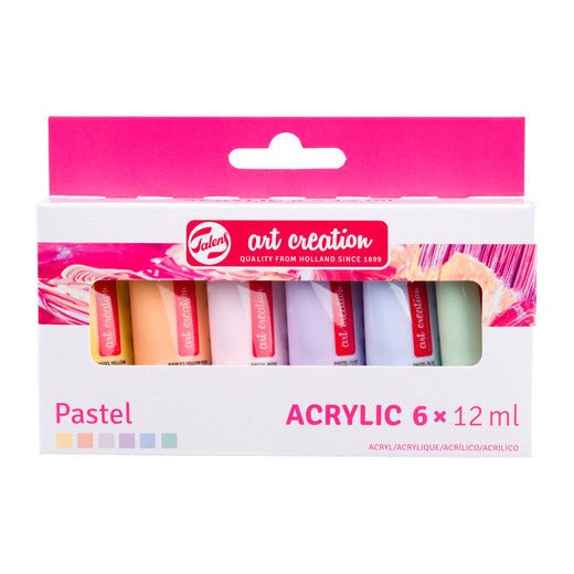 Talens Art Creation Acrylic colour set Pastel | 6 x 12 ml