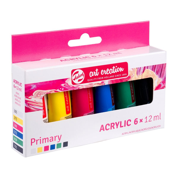 Talens Art Creation Acrylic colour set Primary | 6 x 12 ml