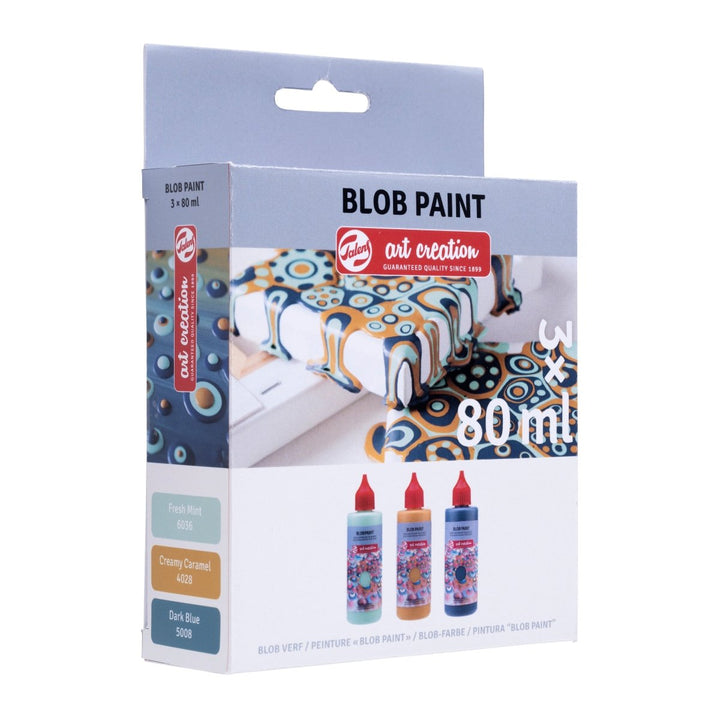 Talens Art Creation Blob Paint set Mint | 3 x 80 ml