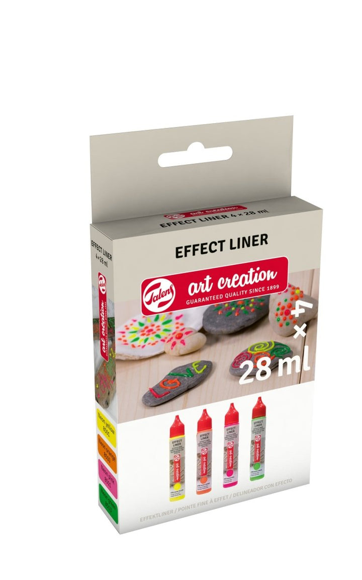 Talens Art Creation Effect Liner set Neon | 4 x 28 ml