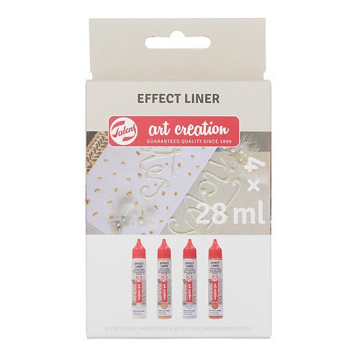 Talens Art Creation Effect Liner set Standard Pearl | 4 x 28 ml