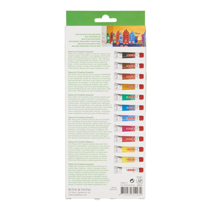 Talens Art Creation Gouache set | 12 x 12 ml