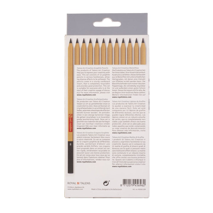 Talens Art Creation Graphite pencil set | 12 pieces