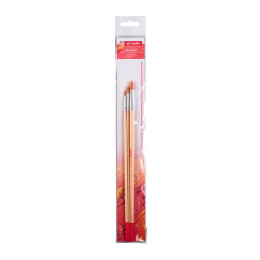 Talens Art Creation Oil & acrylic brush set polyester | 3 round brushes